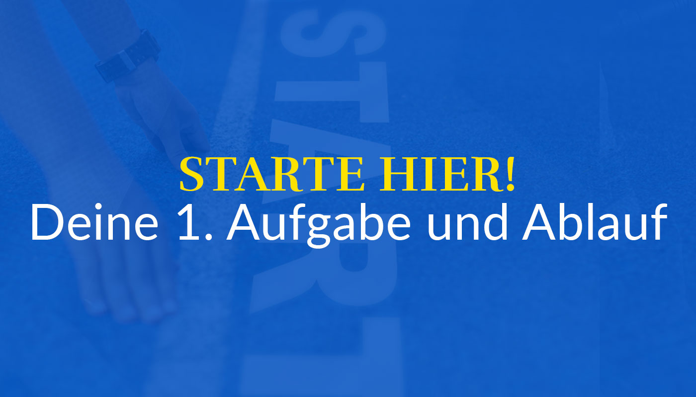 Deine 1. Aufgabe und Ablauf Deiner Gesangsreise